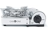GasOne Emergency Gear Camping Mini Butane Portable Gas Stove with Carrying Case