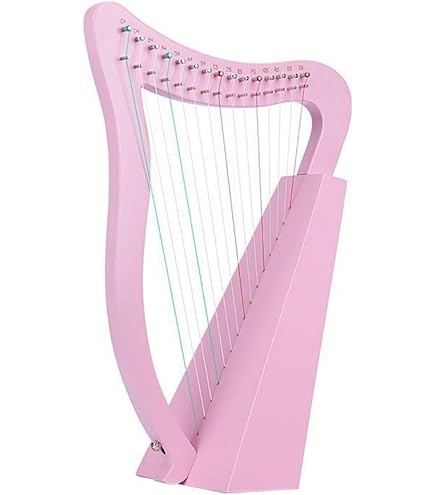 Amazon | Grace Harp パステル ハープ Ivory ストラップ付 15弦