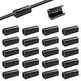 Lasocy ケーブルクリップ 20個入り コードクリップ ケーブル 固定 壁 コード 整理 車 両面テープ付き lanケーブル 留め具 ブ