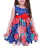 (ウォ２U)Woo2u 女の子 ガールズ キッズ 春夏 花柄 ノースリーブ ひざ丈 カジュアル お呼ばれ 三五七 入学式 パーティー 通勤 ワンピース フォーマルドレス 姫様 子供洋服 6