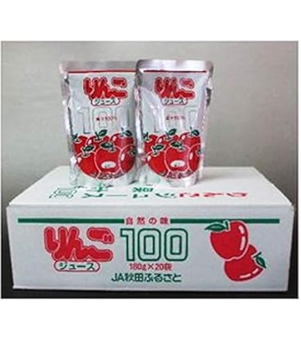 Amazon.co.jp: JA全農秋田 のむりんご 秋田県産りんご(ふじ)ストレート