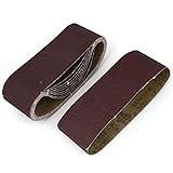 uxcell サンドペーパー サンディングベルト 研磨帯 533mmx75mm 60グリット 研磨剤素材 10個