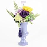 プリザーブドフラワー 花花 仏花 （ ドライフラワー ） 仏壇用 お墓用 【 ガラスケース入り アレンジメント 】 枯れない お供え お悔やみ ギフト 花