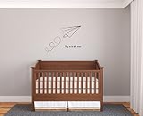 Airplane Plane Quote Letters Decor Sky Fly航空Lifeキッズ部屋ベッドルーム壁デカールステッカービニール