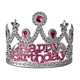 Plastic Happy Birthday Tiara Party Accessory [並行輸入品]