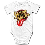 Rock ' n Rolling Stones Act Babies Cute Baby Onesie Babyロンパース カラー: ブラック