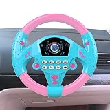 子供用ステアリングホイールおもちゃ 車のステアリング ホイールのおもちゃ カーシートおもちゃステアリングホイール 助手席ステアリングホイール運転おもちゃ サウンドライト付きシミュレーションステアリングホイール 運転ごっこおもちゃ子供用知育玩具
