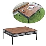 リビングテーブル ローテーブル 天然木製リビングテーブルL PT-950BRN