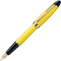 Amazon | アウロラ 万年筆 F 細字 イプシロン B11-YF イエロー 両用式  
