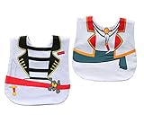 エルフ ベビー(Fairy Baby)よだれかけ 赤ちゃん用ビブ スタイ 食事エプロン 防水機能 学生風 2枚セット