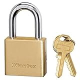 Master Lock 575DPF Padlock, 1-1/2-inch Wide, Solid Brass [並行輸入品]