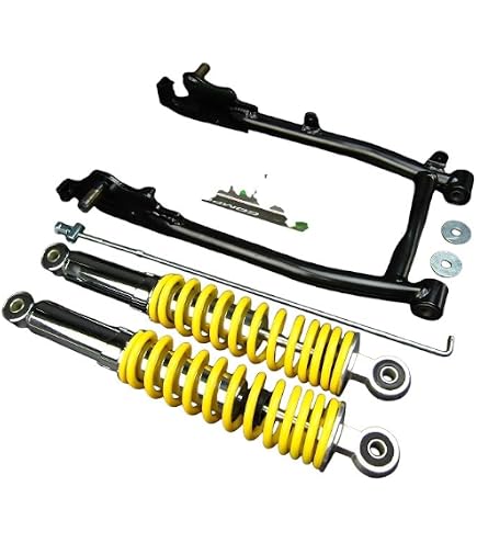 Amazon | 10cmロングスイングアーム ブラック＆280mmリアショック 