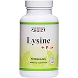 【Doctor's Choice】ドクターズチョイス リシン＋プラス 60日分 180粒 カプセル (1本)（リシン 亜鉛 ビタミンC バイオフラボノイド配合）