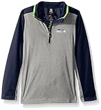 Seattle Seahawks Youth NFL「マトリックス」1 / 4 Zipプルオーバースウェットシャツ グレイ