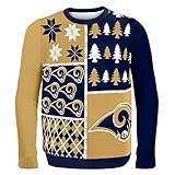 NFL Busyブロック醜いセーター XL ブルー