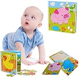 Demiawaking　かわいい幼児 子供 教育教材 木のおもちゃ　知育/啓蒙教育おもちゃ 　木製ブック・パズル