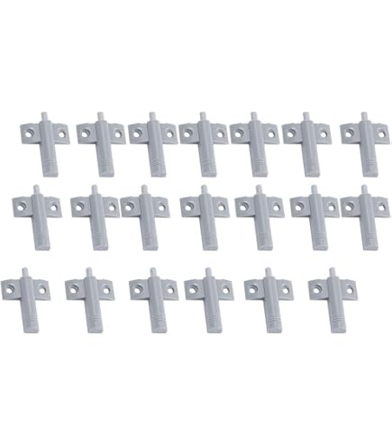 Dioche Soft Close Cabinet Hinges Adapter Cabinet Door Damper Soft Close Abs Plastic 10Pcs Cabinet Door Buffer Heavy‑Duty Adjustable Damping Bumper Reinforced Silencer Mute