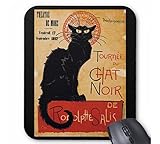テオフィル・スタンラン 『 黒猫 』のマウスパッド (縦位置)：フォトパッド（世界の名画シリーズ）