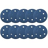 uxcell　サンディングペーパー　ディスクタイプ　120#　穴あり　125mm　10個入り
