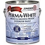 Rust-Oleum Zinsser 1-Qt. PermaWhite Exterior Satin [並行輸入品]
