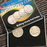 【手品 マジック】Mighty Power Coin/パーフェクト・マグネットコイン・ルーティン ウォーキングリバティコイン マジック 近景マジック道具 (ウォーキングリバティ)