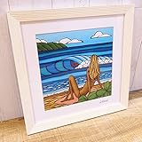 東京の店舗 通販情報 Heather Brown Art Japan ヘザーブラウン A Day In Paradise Art Print アートプリント フレーム付き 額セット 絵画 ハワイ レディース 正規品 オーシャン スポーツ 大人気 Yournamesonline Com