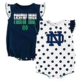 Notre Dame Girlsチームクリーパーセット2幼児ベビーポルカドット