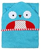 Nice Days（ナイス　ディズ）　 ベビーおくるみ バスローブ 　出産祝い贈り物にも　キャラクター　可愛い　 (ふくろう)