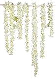 Yatim 200 cm 14pcs分割ジョイントWisteriaシルクVine人工Cattleya紫陽花花植物ホームホテルオフィスウェディングパーティーガーデンクラフトアートデコレーション Yati