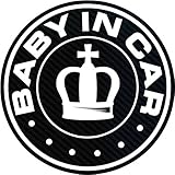 BABY IN CARマグネット（ホワイト）