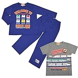 プラレール パジャマ PLARAIL 2TOPS 天竺スウェット パジャマ キッズ 男の子 ボーイズ 【YP】fo-2top04 100cm ネイビー