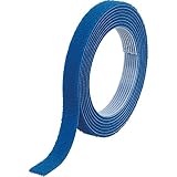 TRUSCO(トラスコ) マジックバンド結束テープ 両面 幅40mmX長さ5m 青 MKT40VB