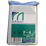 酒井化学工業 チャック付ポリエチレン袋 ミナジップ ケース販売 0.04×170×120mm F-4 6000枚入