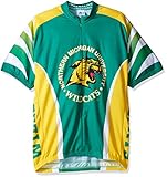 NCAA Northern Michigan Wildcats Cycling Jersey 3L イエロー