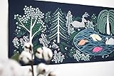 Wall Mural For Kids - Nursery Wall Decor - Brookly Canvas Wall Art + FREE Child's Coloring Book - Ma