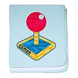 CafePress Gamerジョイスティック – スーパーソフトベビー毛布、新生児おくるみ ブルー 026112637725CD2