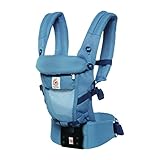エルゴベビー(Ergobaby) 抱っこひも おんぶ可 [日本正規品保証付] 3Dエアーメッシュ (洗濯機で洗える) 軽量 ベビーキャリア アダプト/オックスフォードブルー クールエア ADAPT C