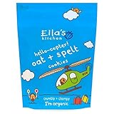 Ella's Kitchen Hello-Copter Organic Oat & Spelt Cookies (80g) エラのキッチンハローヘリコプター有機オート麦と綴らクッキー（ 80グラム）