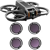 DJI Avata 2ドローン 対応 フィルターレンズフィルターキット防水 白飛び防止 紫外線ブロック (ND8 16 32 64)