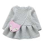 (プタス)Putars ベビー服 子供服 女の子 ワンピース ドレス エンボス模様 花柄 長袖 可愛い 秋冬 オシャレ 通園 発表会 旅行 記念日 プレゼント 2-7歳