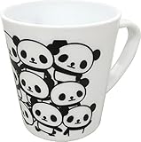 ツイン パンダのプラスチックマグカップ D ホワイト 240ml JMZ018