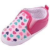C-Princess子供靴 ベビー スニーカー スリッポン キッズ 女の子 男の子 赤ちゃん 歩行練習用 滑り止め かわいい カジュアル ピンク 13cm