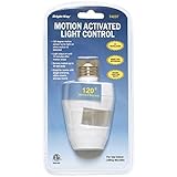 BRIGHT-WAY 74237 Motion Activated 120Deg Indoor Light (Black) [並行輸入品]