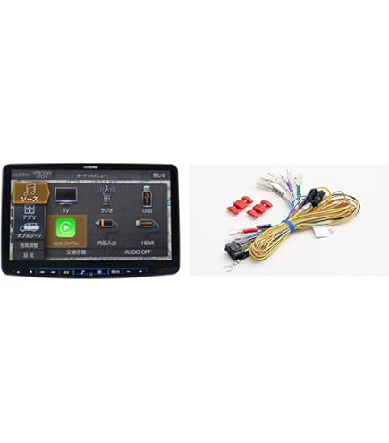 Amazon | [汎用電源ケーブル付き]ALPINE(アルパイン) 大画面カーナビ