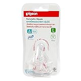 Pigeon Peristaltic Nipple Mini Size L Pack 2 Special Soft Nipple by Pigeon [並行輸入品]