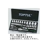 TASCO (タスコ) 1/4" 1/2"ソケットレンチセット(全34点) TA730WC