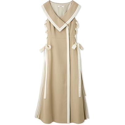 Amazon.co.jp: ラップテーラードジャンパースカート SWFO245057BEG0