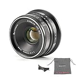 7artisans 25 mm f1.8 APS - Cフレーム手動フォーカスプライム固定レンズwith all-metal機体for Sony・EマウントカメラLike a6500 a6300 a6000 a7 a7ii a7r a7rii a7s a7sii-black仕上げ