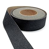 器具表示テープ、安全2 " x 60 'ブラックHDアンチスリップテープno slip安全階段171605 13012 – 171605 。