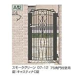 LIXIL TOEX　キャスティナA型門扉　柱使用　07-10　片開き　【リクシル】 　マイルドブラック